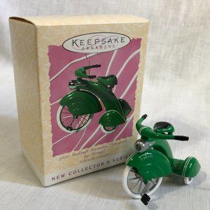 1997 Hallmark Ornaments Sidewalk Cruisers Series No 1 Steelcraft Velocipede